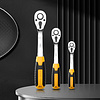 Ключ-трещотка Deli RS EDL2324 1/4", 150 мм, 72 зуба, черный, желтый - 4