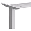 Стол с электроприводом WellDesk Basic 1300x675х18 белый/дуб хантон темный (9191460+9178197) - 4