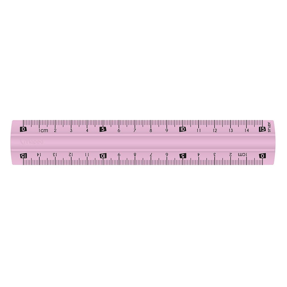 Линейка Maped "Unbreakable", 15 см, ассорти - 4