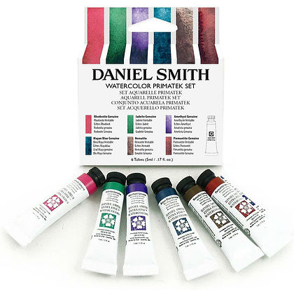 Набор акварели "Daniel Smith Приматек", 6 цветов, тубы