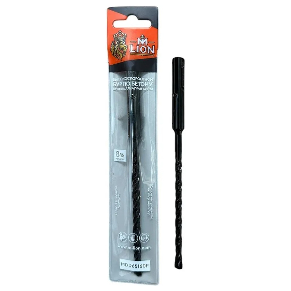 Бур по бетону M-Lion, MDD251000P, 25х1000 мм, SDS+, двойная резьба