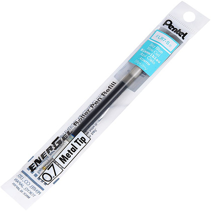 Стержень-роллер "Pentel EnerGel", 0.7 мм, 110 мм, голубой - 2