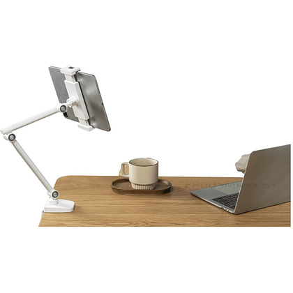 Крепление для планшета (смартфона) Tablet Clamp, белый матовый - 3