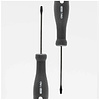 Отвертка Deli HS EHT1103, SL3х75 мм, Soft Touch, черный - 8