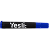 Маркер перманентный "Yesli", синий - 3