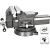 Тиски стальные Deli YS EDL2906Z, поворотные, с наковальней, 6"-150 мм - 7