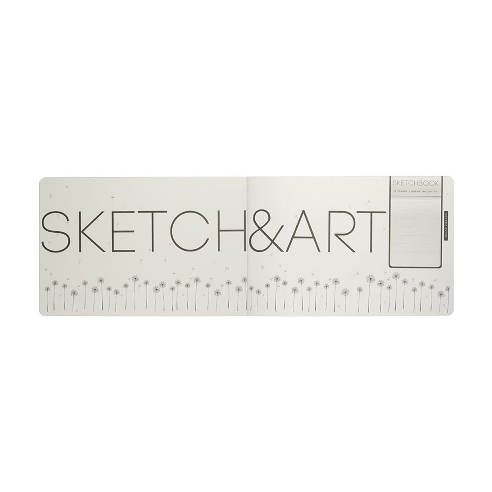 Скетчбук "Sketch&Art. Horizont", 25x17.9 см, 200 г/м2, 48 листов, красный - 4