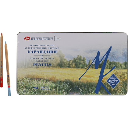 Цветные карандаши "Мастер-Класс", в жестяном пенале, 72 цвета - 3