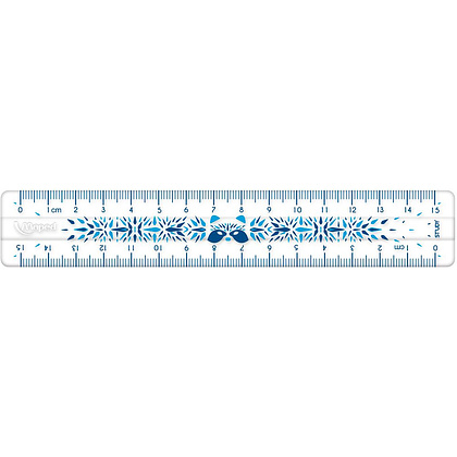 Линейка Maped "Unbreakable Fancy", 15 см, ассорти