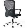 Кресло компьютерное SitZone U-069B, сетка, ткань, черный - 4