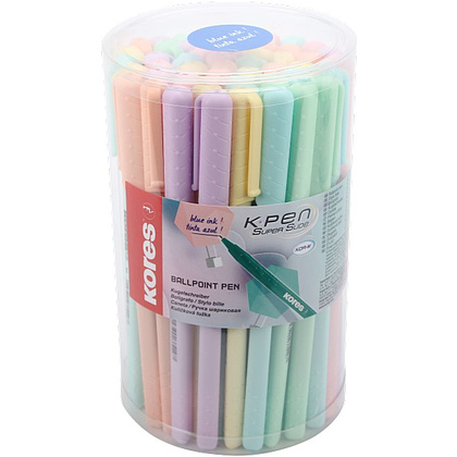 Ручка шариковая "К0 Pastel", 0.7 мм, ассорти, стерж. синий - 3