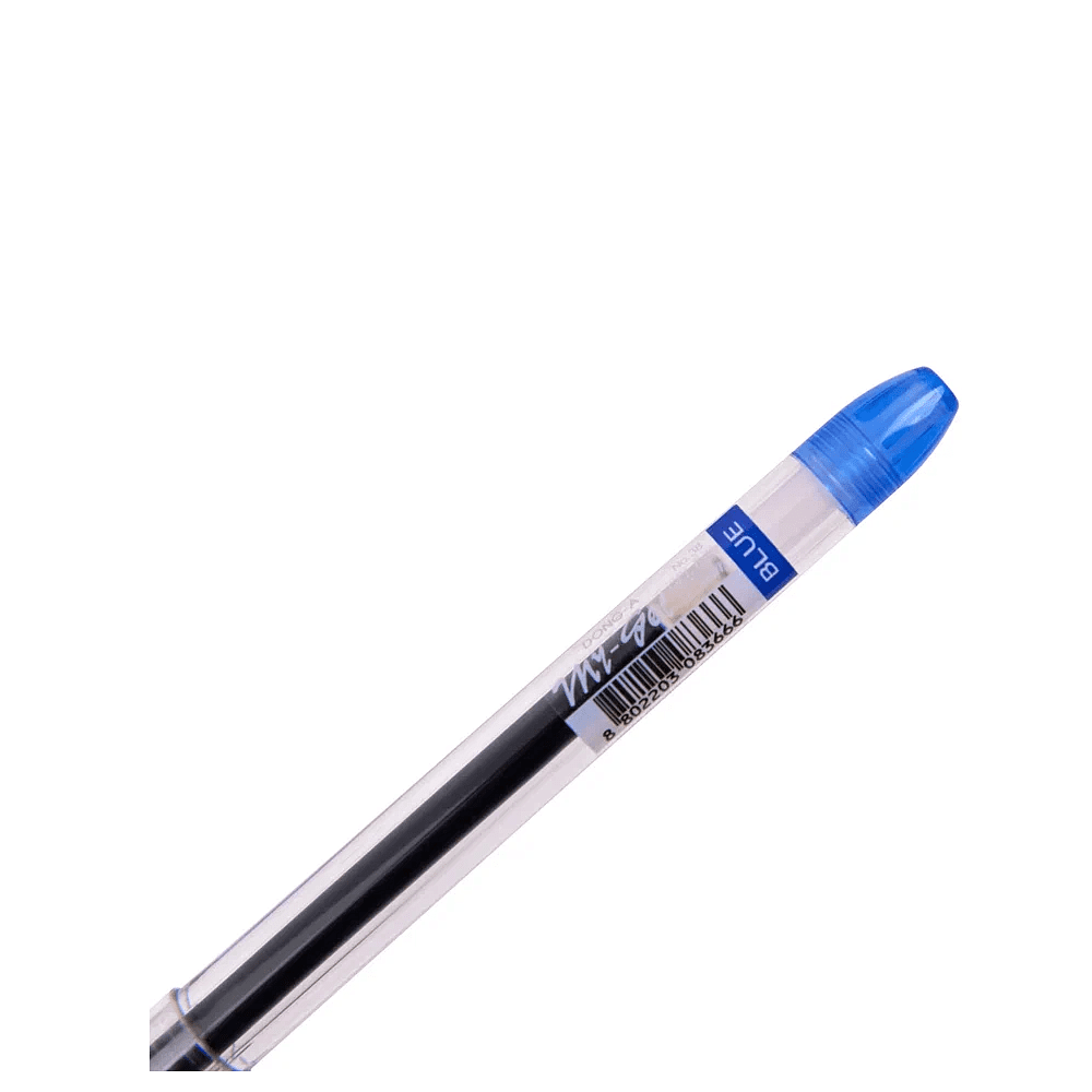 Ручка гелевая "My-Gel Standard", 0.5 мм, прозрачный, стерж. синий - 4