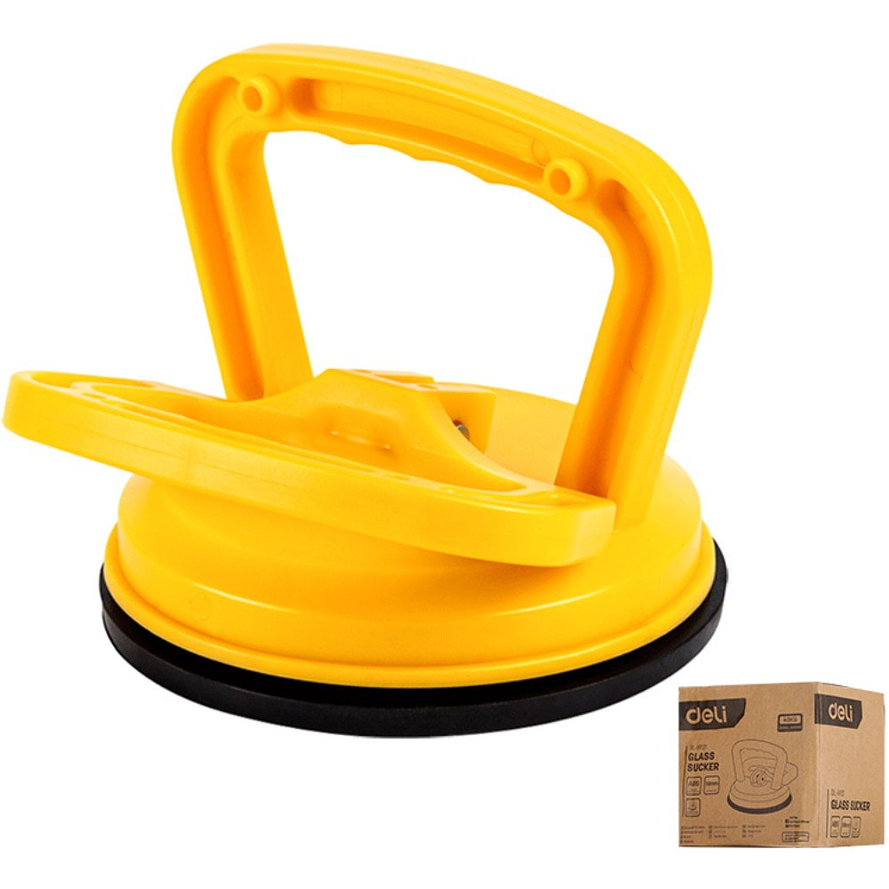Стеклодомкрат Deli YS EDL-XP2, одинарный, до 40 кг, желтый - 2