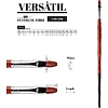 Кисть "Escoda Versatil Brush L/H", синтетика, темно-коричневый, плоская, №14 - 3