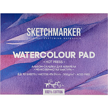 Блок бумаги для акварели "Sketchmarker", А3