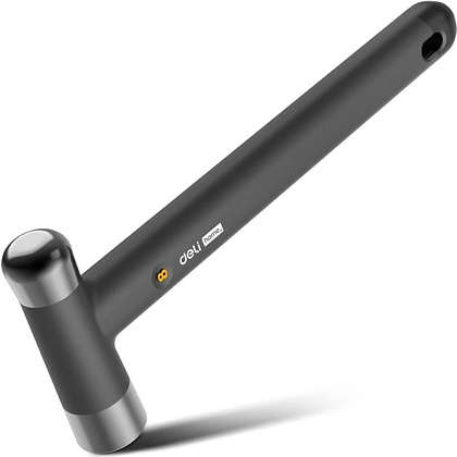 Молоток Deli HS EHT7008, 0,25 кг, Soft Touch, черный