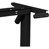 Стол с электроприводом WellDesk Basic 1300x675х18 черный/дуб хантон темный (9191456+9178197) - 3