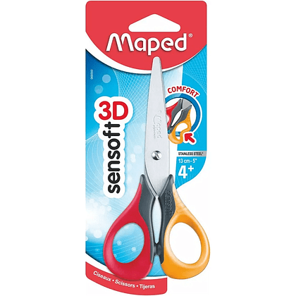 Ножницы Maped "Sensoft" для левшей, 13.5 см - 2