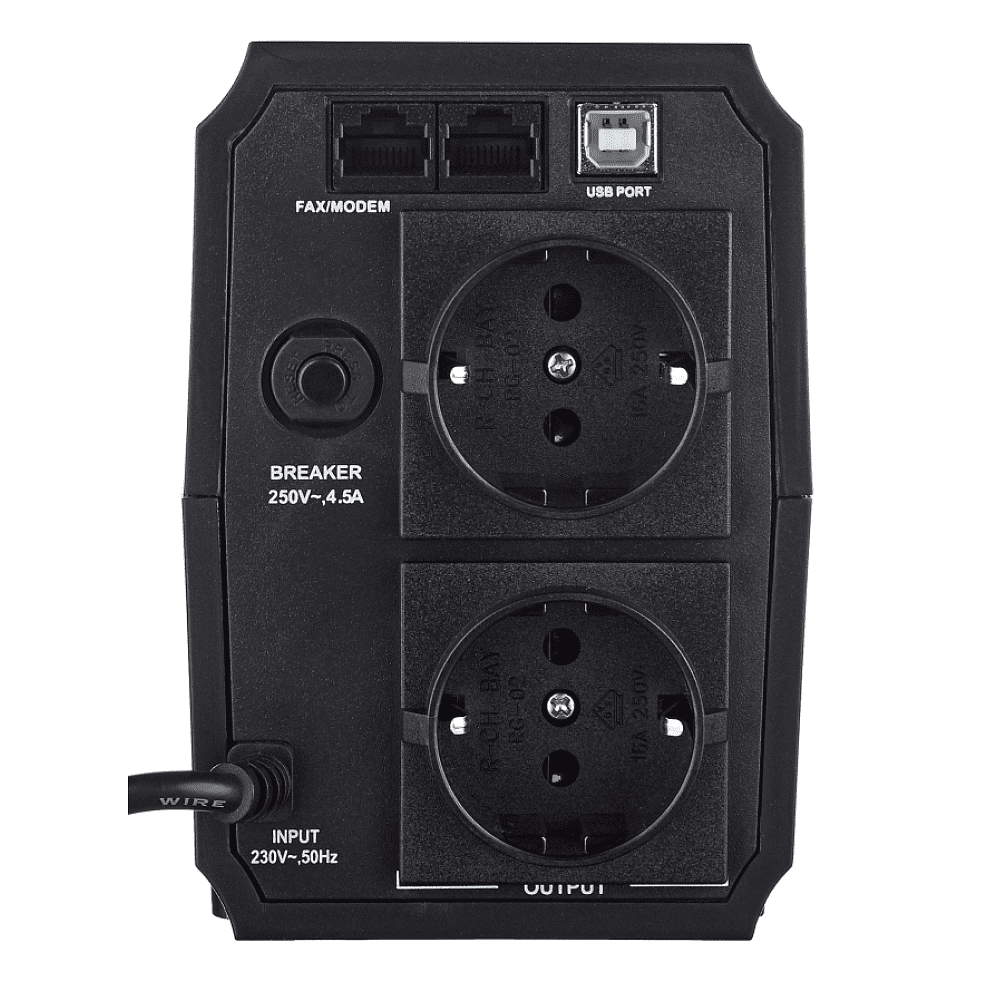 ИБП Kiper Power C650 USB (650VA/360W) - 4