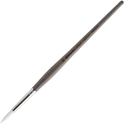 Кисть "Escoda Perla 1430", синтетика белая, круглая, №4