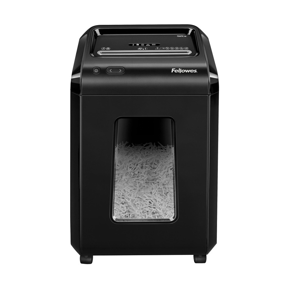 Уничтожитель Fellowes PowerShred 92Cs, DIN P-4, 4х38 мм, 18 листов., 25 литров., SafeSense - 6
