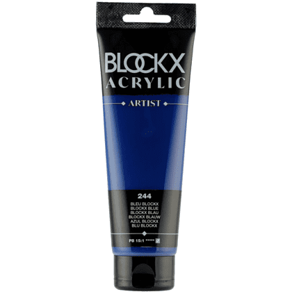 Краски акриловые "Blockx", 244 синий, 120 мл