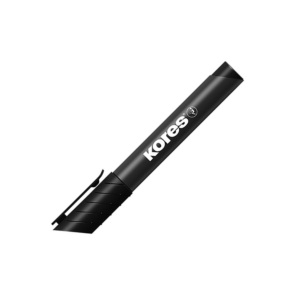 Маркер перманентный "Kores", черный