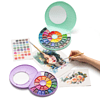 Краски акварельные "Himi", набор, 24 цвета, фиолетовый футляр - 3
