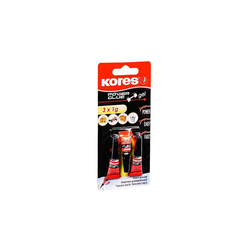Клей универсальный Kores "Powerglue Gel", 1 г