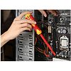 Отвертка диэлектрическая Deli YS EDL518150, PH3х150 мм, желтый, красный - 2