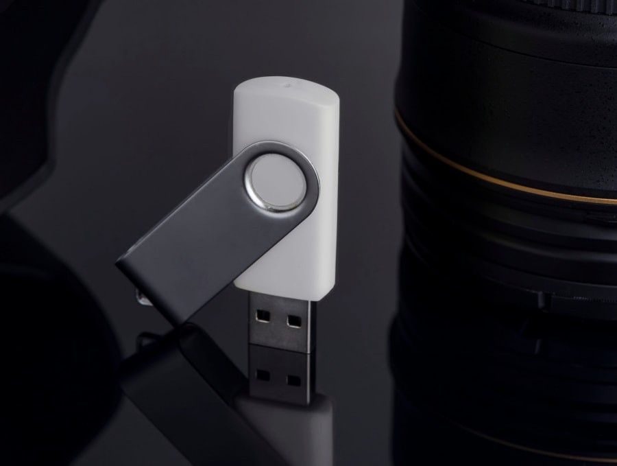 USB Flash накопитель 2.0 "Dot", 32 Gb, белый, серебристый - 5
