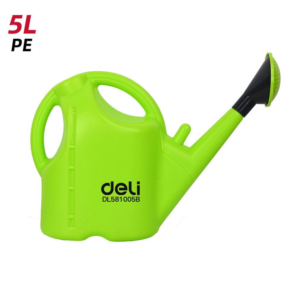 Лейка Deli GS EDL581005B, пластмассовая, 5 л, зеленая - 5