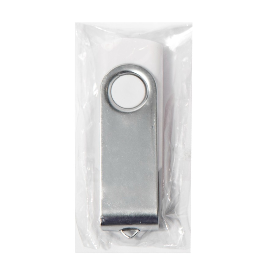 USB Flash накопитель 2.0 "Dot", 32 Gb, белый, серебристый - 4