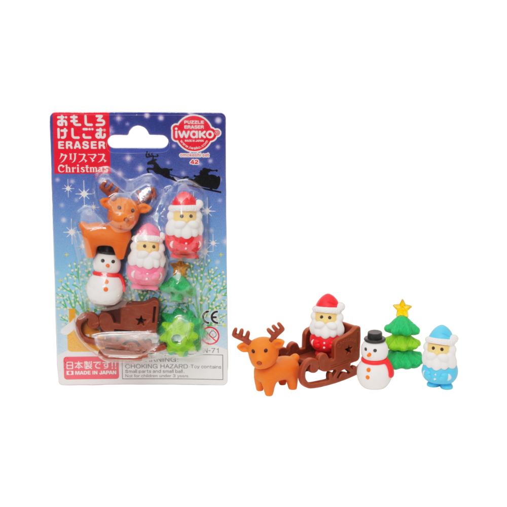 Ластик "IWAKO Christmas"