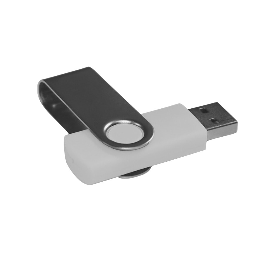 USB Flash накопитель 2.0 "Dot", 32 Gb, белый, серебристый - 3