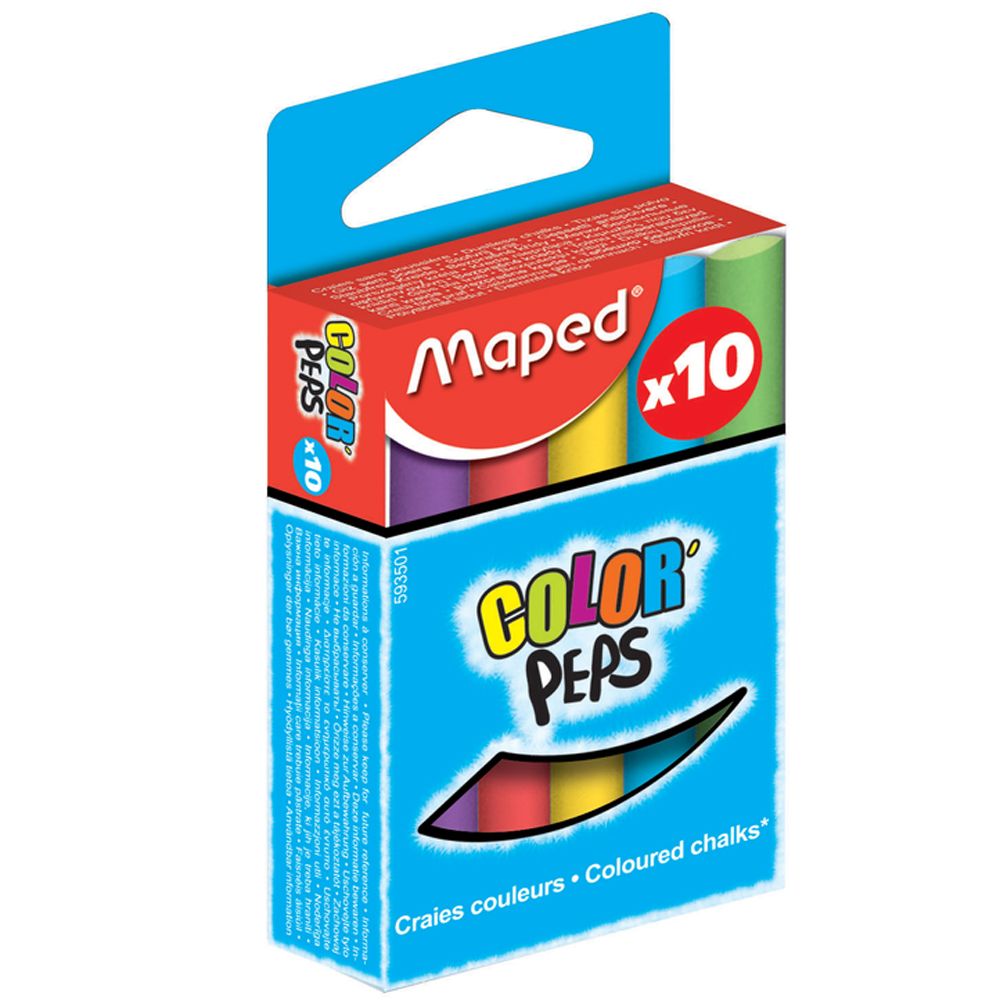 Мелки для доски круглые Maped 