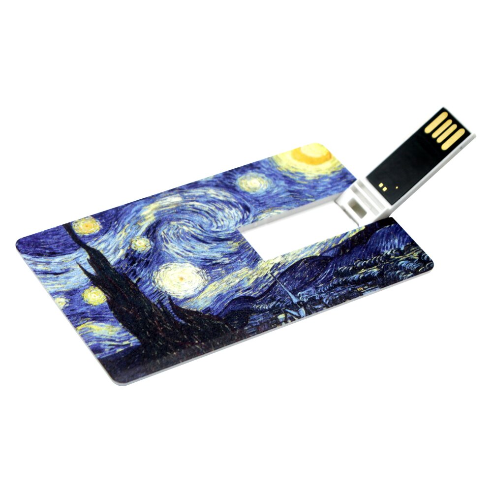 USB Flash 2.0 32 Gb VDK-009, пластик, кредитка, белый  - 5